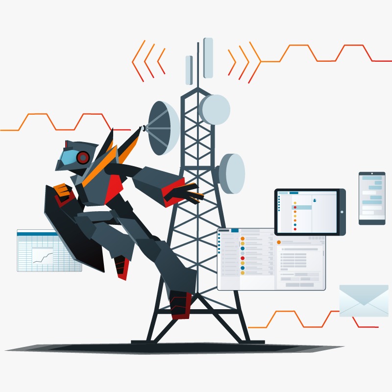 Infraestructura de telecomunicaciones con Carbonio CE