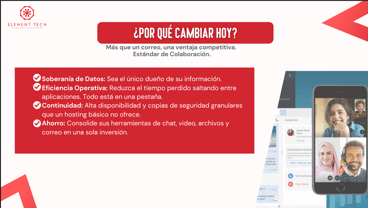 ¿Por qué cambiar hoy? Soberanía de datos, eficiencia operativa, continuidad y ahorro