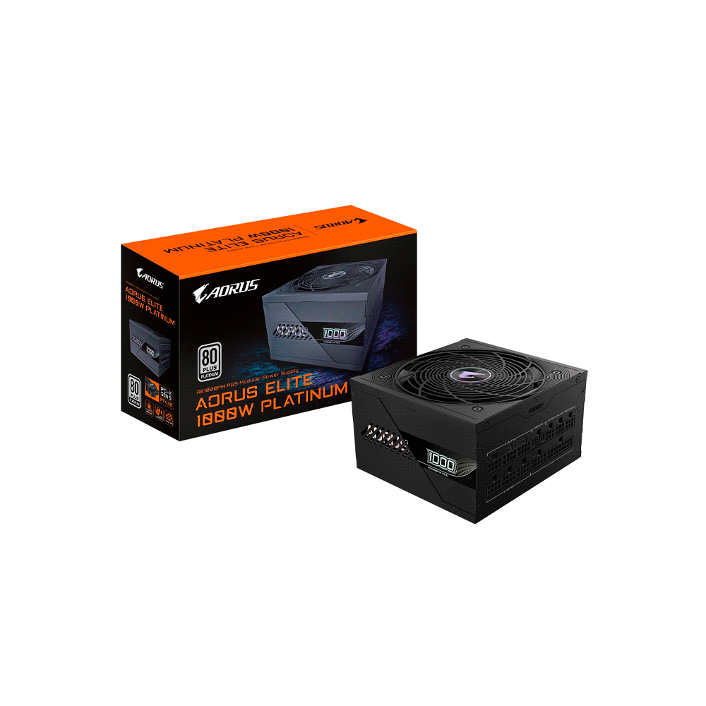 FUENTE 1000W GIGABYTE 80PLUS PLAT FULL MODULAR GP-AE1000PM PG5