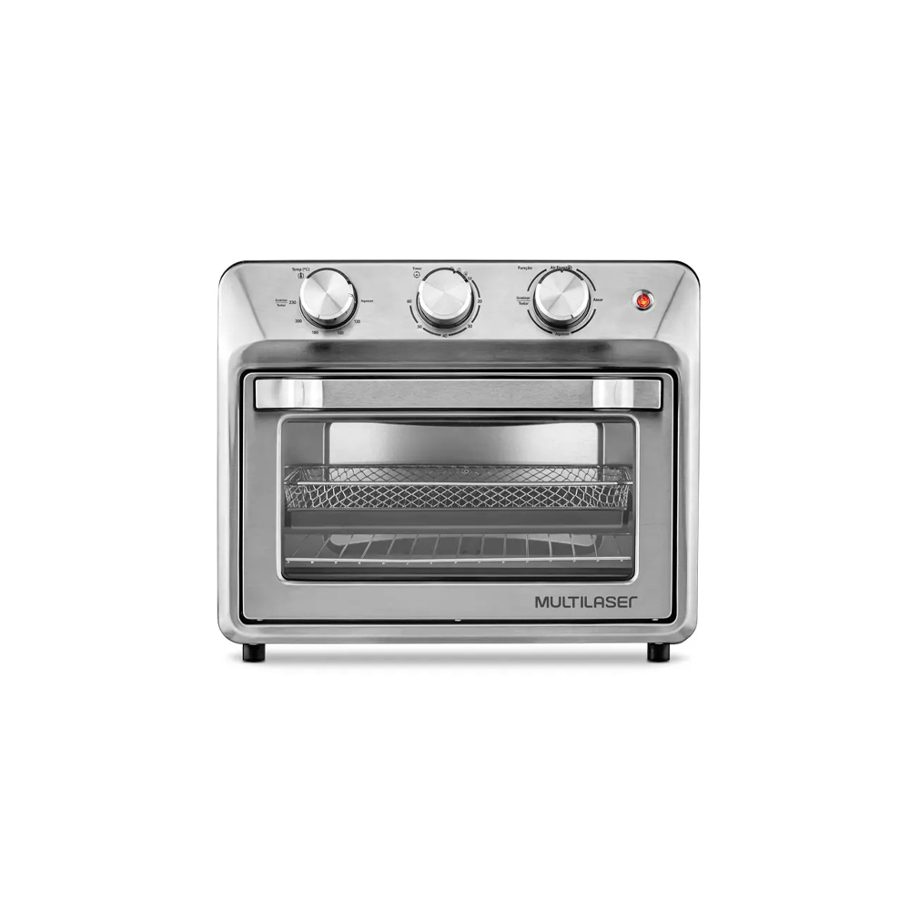 HORNO/FREIDORA S/ ACEITE MULTILASER 25L 1500W 110V NEGRO 2EN1 CE180USA