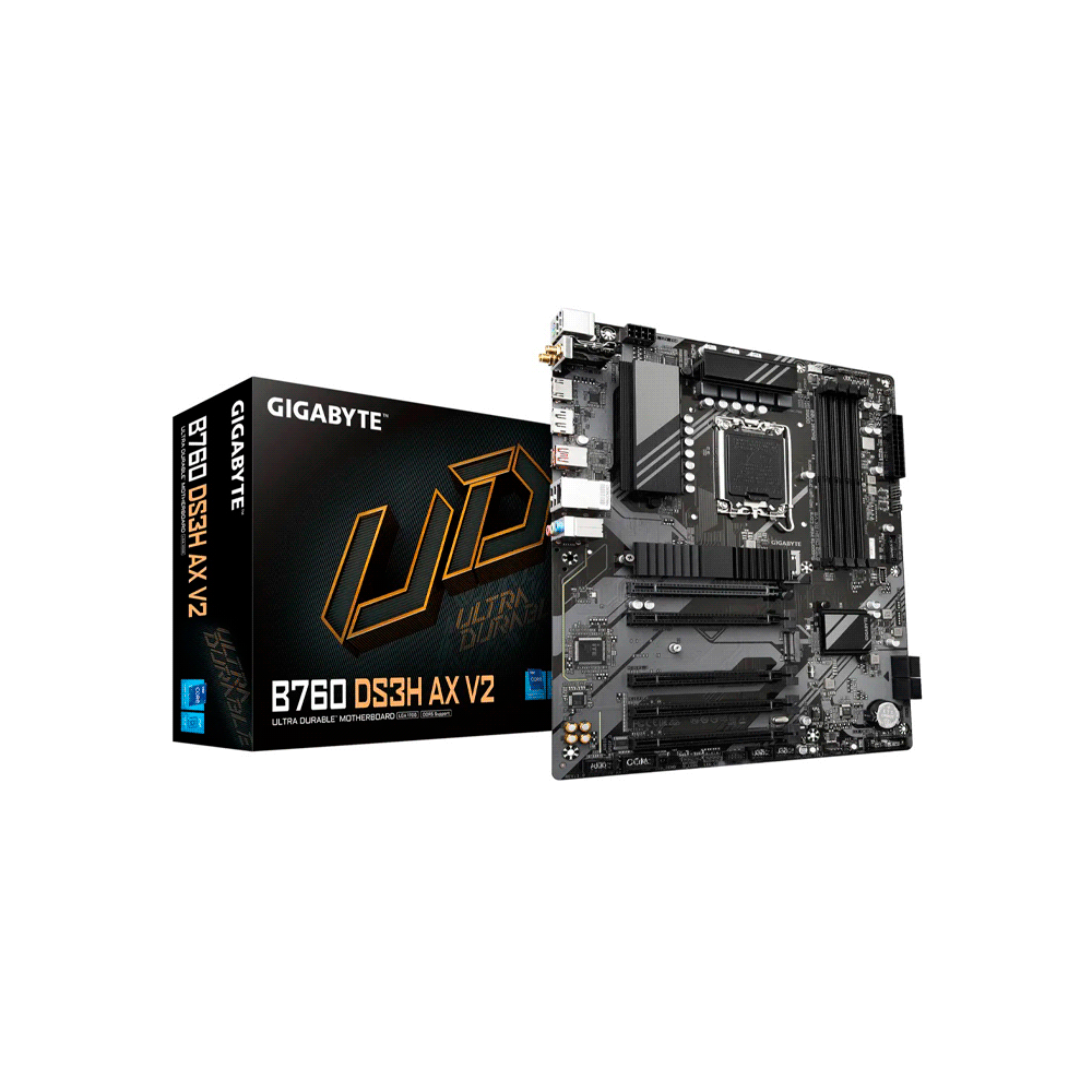 MB 1700 B760 DS3H AX V2 DDR5 GIGABYTE S/R/HDMI/DP/2M2/WIFI/USB/ATX