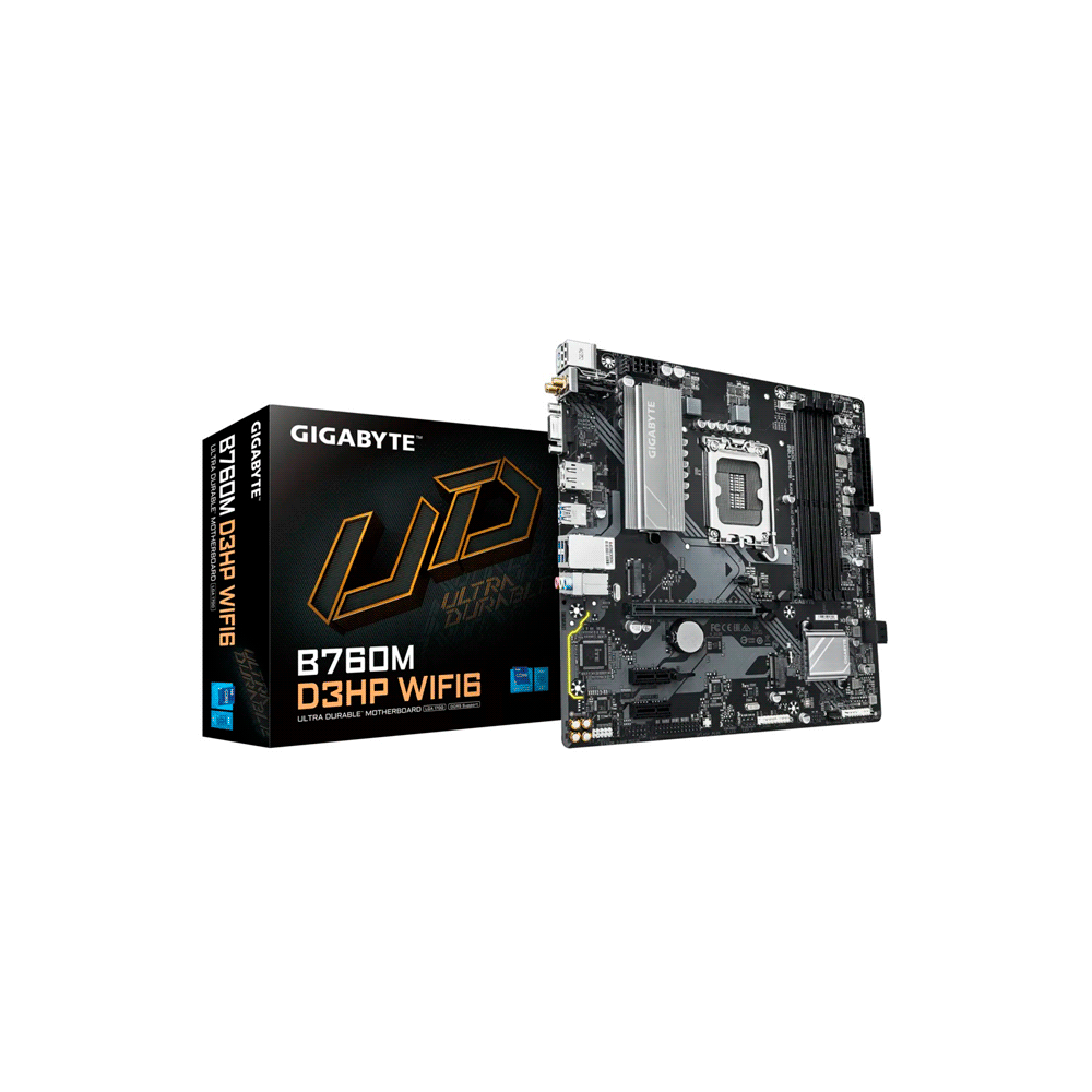 MB 1700 B760M D3HP WIFI6 DDR5 GIGABYTE V/S/R/HDMI/DP/2M2/USB3.2/MATX