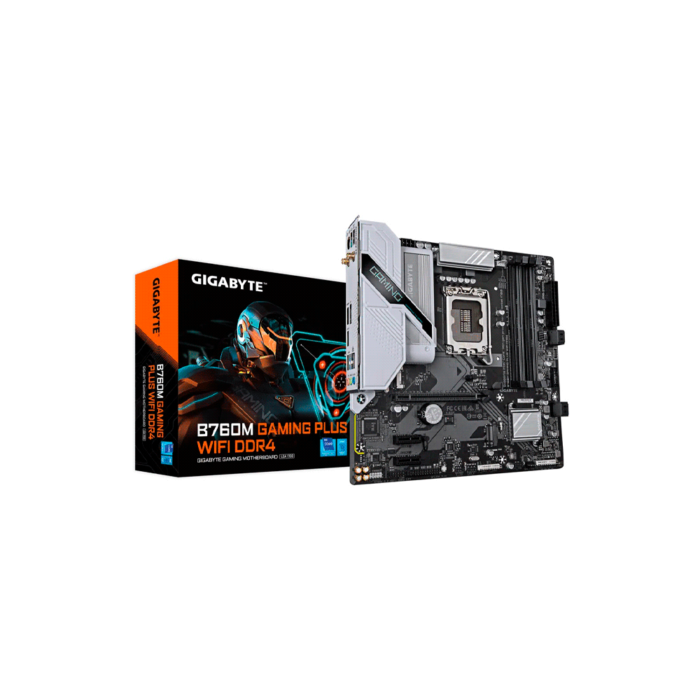 MB 1700 B760M GAMING PLUS WIFI DDR4 GIGABYTE S/R/HDMI/DP/2M2/USB/MATX