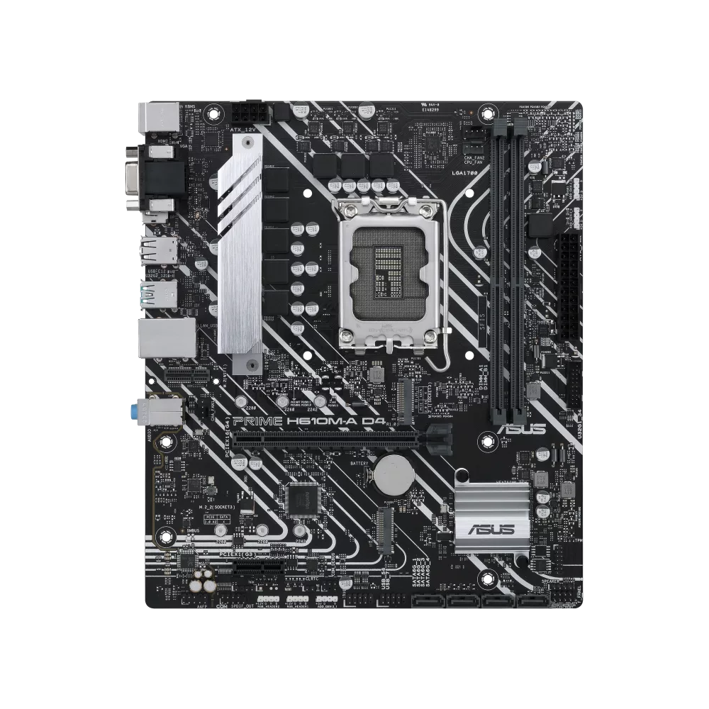 MB 1700 H610M-A D4 PRIME ASUS V/S/R/HDMI/DP/2M2/USB3.2/MATX