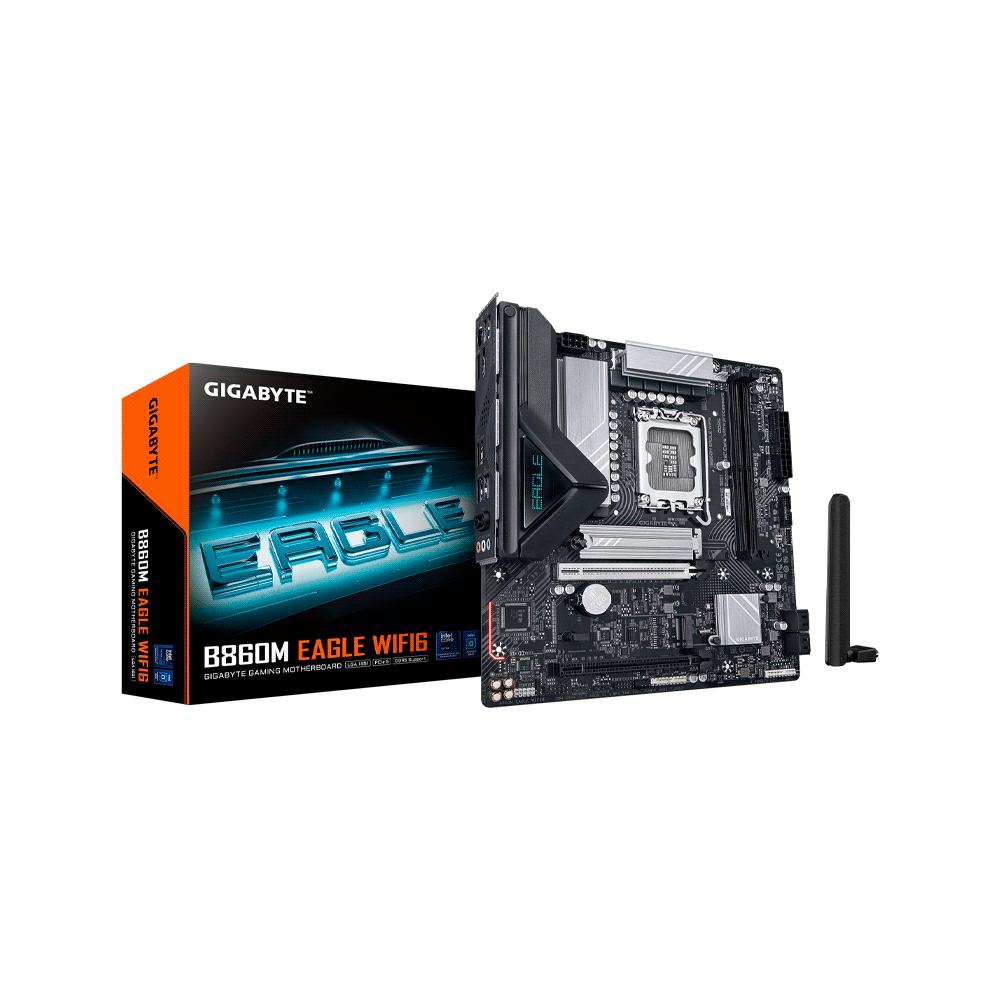 MB 1851 B860M EAGLE WIFI6 DDR5 GIGABYTE S/R/DP/HDMI/2M2/USB3.2/MATX