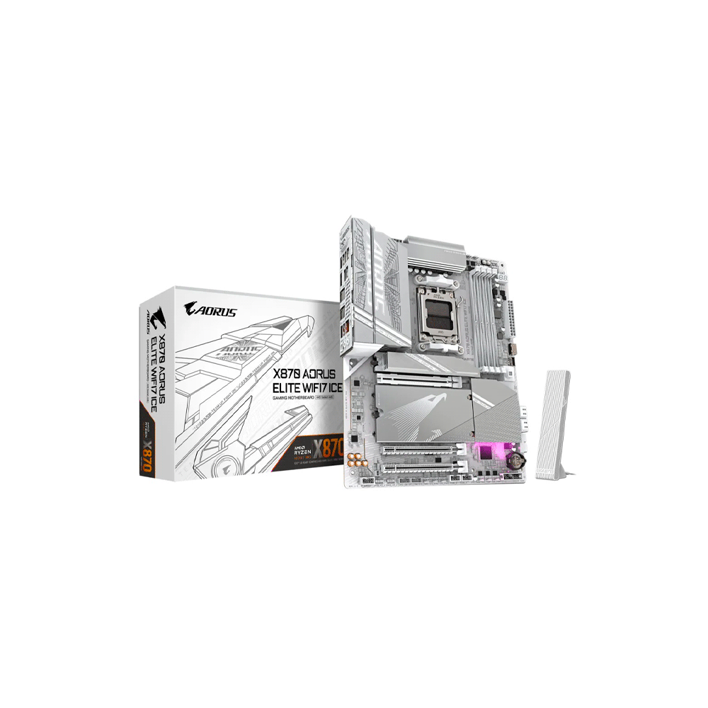 MB AM5 X870 AORUS ELITE WIFI7 ICE DDR5 GIGABYTE S/R/HDMI/4M2/USB3.2/AT