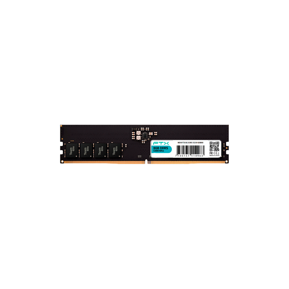 MEM DDR5  8G 5200 FTX 114963 1 A¥O GARANTIA