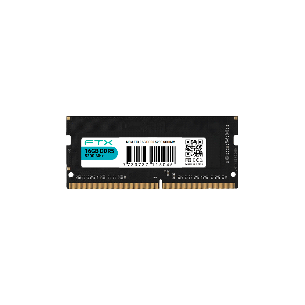 MEM P/NB DDR5 16G 5200 FTX 115045 1 A¥O GARANTIA