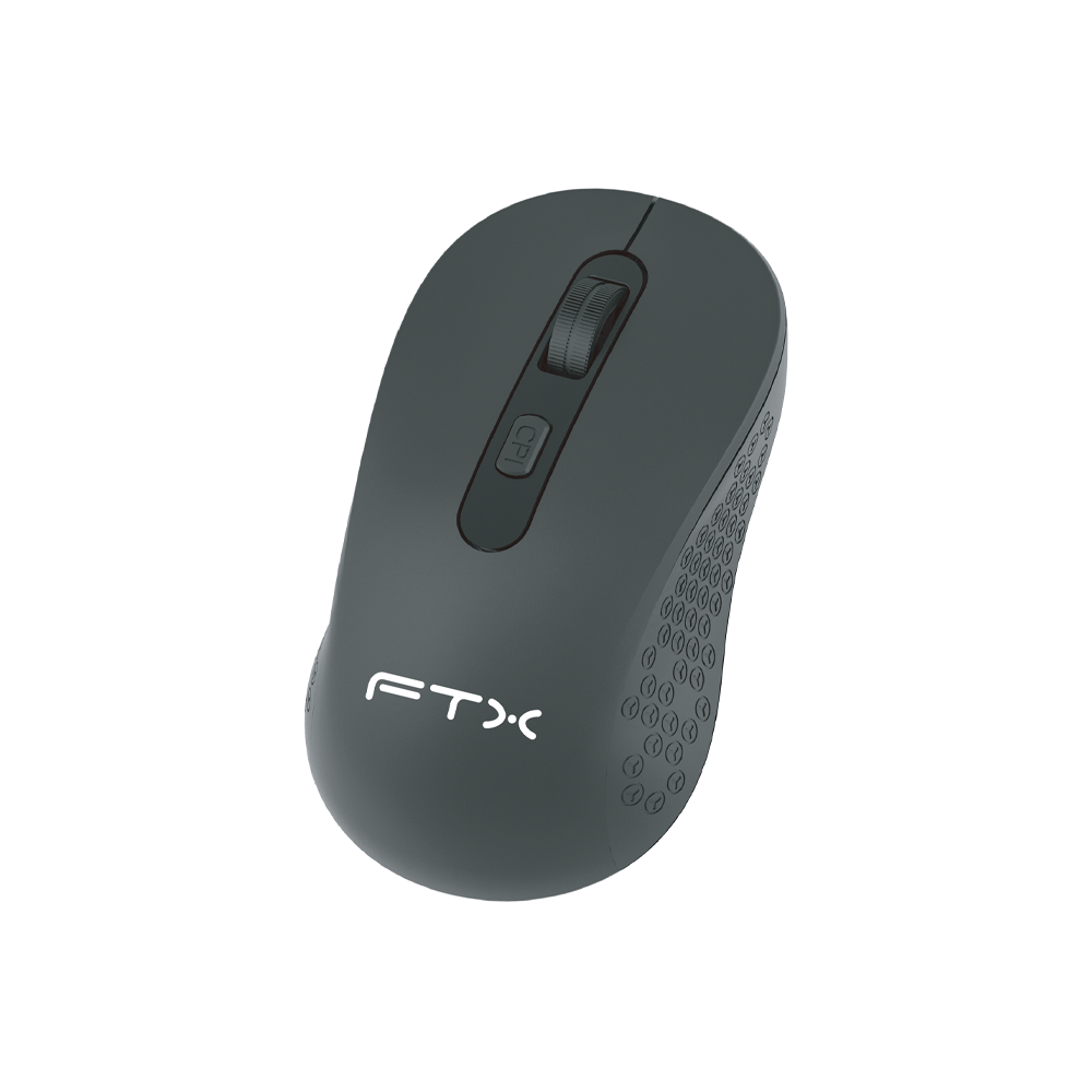 MOUSE WIR FTX MW44 1600DPI/4 BOT/NEGRO