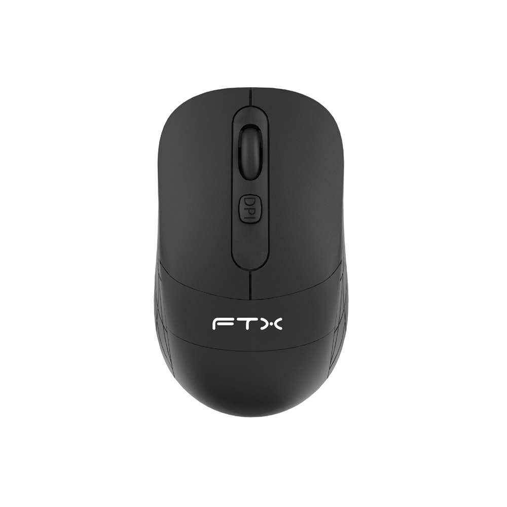 MOUSE WIR FTX MW73 2400DPI/4 BOT/NEGRO