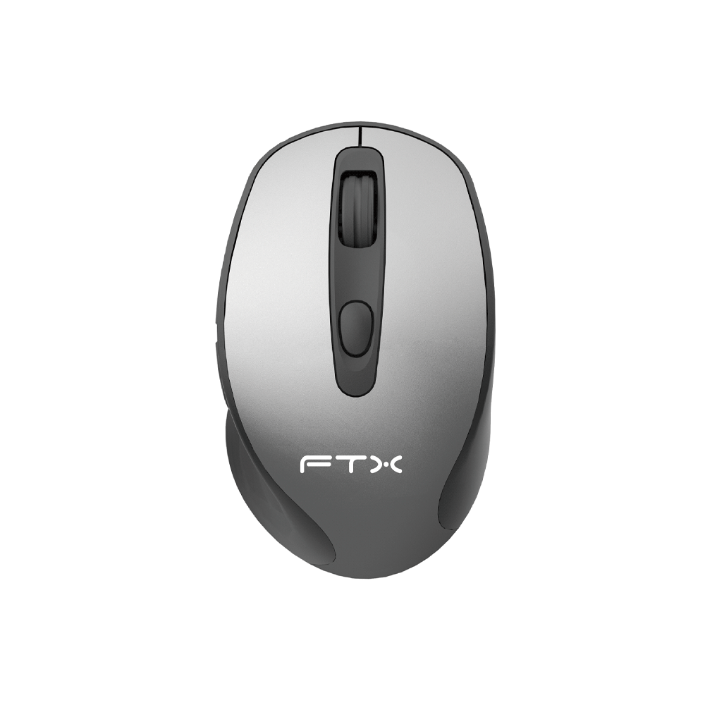 MOUSE WIR/BT FTX MWB40 1600DPI/4 BOT/GRIS-NEGRO