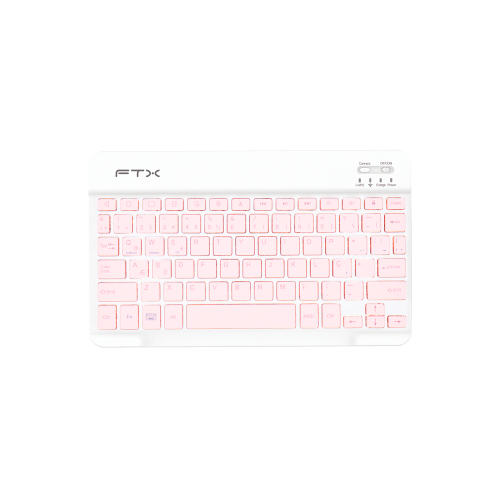 TECLADO BT FTXB09 POR/ROSA 106241
