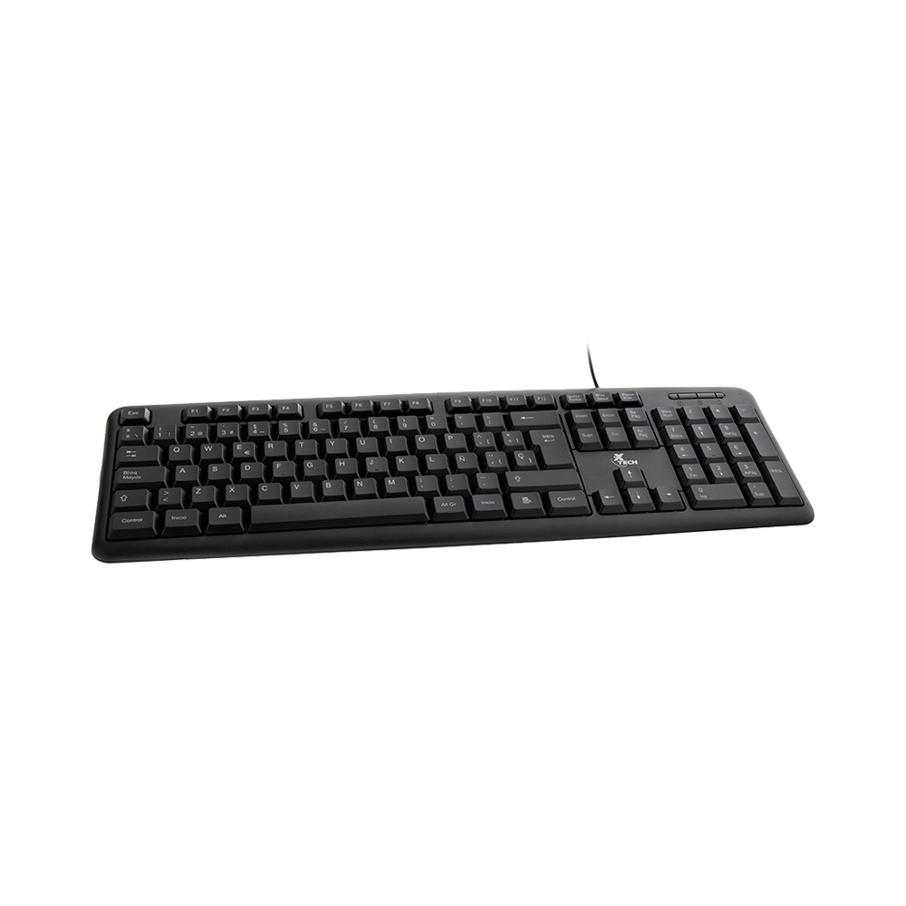 TECLADO USB XTECH XTK-092S ESP/NEGRO