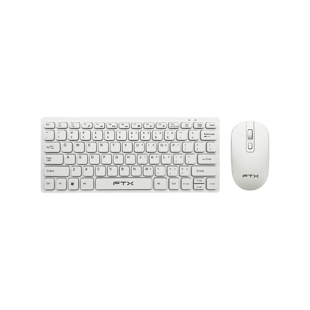 TECLADO+MOUSE WIR FTXGK03 POR/BLAN 099604