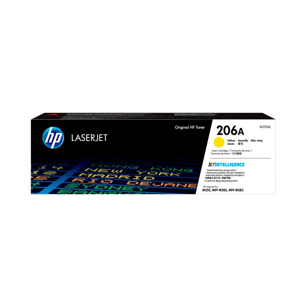 TONER HP  206A AMARILLO W2112A  M255/MFP M282/MFP M283