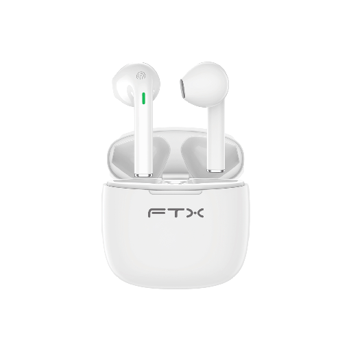 [FX124546] AURI EARPHONE FTX E26P-WH BT/MIC/TWS/TOUCH/IPX6 BLANCO 124542