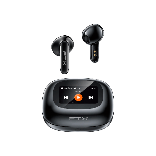 [FX124706] AURI EARPHONE FTX E97L-BK BT/MIC/TOUCH/IPX6 NEGRO C/PANT LED 124702