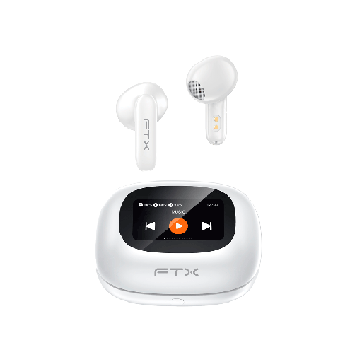 [FX124713] AURI EARPHONE FTX E97L-WH BT/MIC/TOUCH/IPX6 BLANCO C/PANT LED 124719