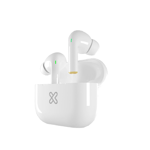 [FX97345] AURI EARPHONE KTE-050WH KLIP TUNEFIBUDS BT/MIC/TWS/TOUCH/IPX6/BLAN
