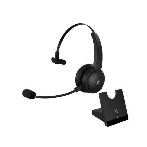 [FX97314] AURI HEADSET KCH-905 KLIP CRYSTALCOM PRO C/BASE WIR/MIC/BT NEG