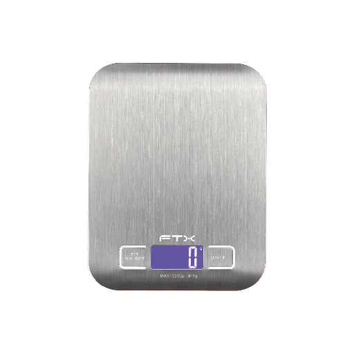 [FX128223] BALANZA DE COCINA FTX DIGITAL PLANA 10KG GRIS KS-101