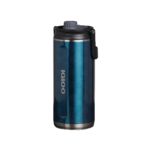 [FX101387] BOTELLA IGLOO  2.4L SSTL CHUG BTL AZUL MODERNO C/MANIJA 4P 71102