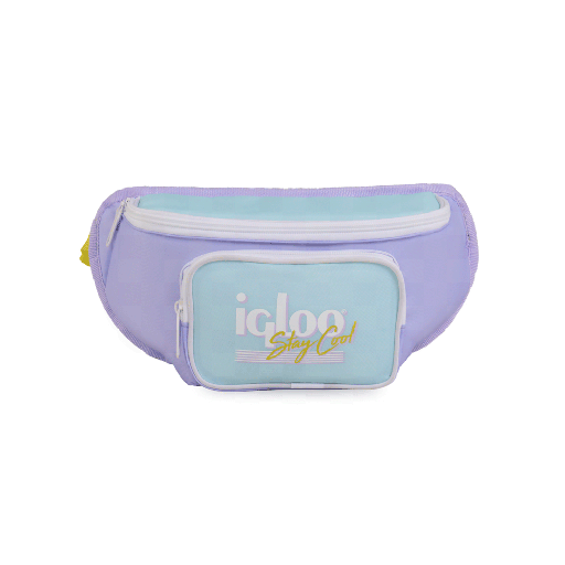 [FX108188] CONSERV BOLSA IGLOO  3LAT FANNY PACK RETRO LILA 1P 63078