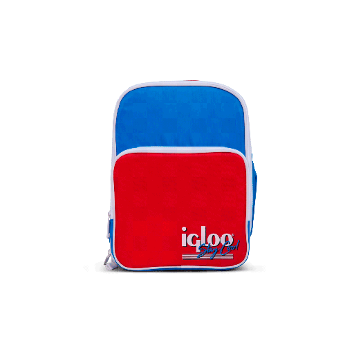 [FX107921] CONSERV MOCHILA IGLOO 12LAT RETRO ROJO-AZUL 1P 63075