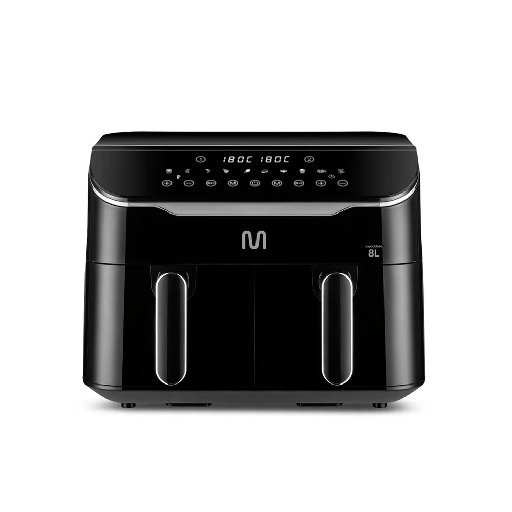 [FX110402] FREIDORA S/ ACEITE MULTILASER 8L 1800W 110V NEG 2 GAV GO219USA