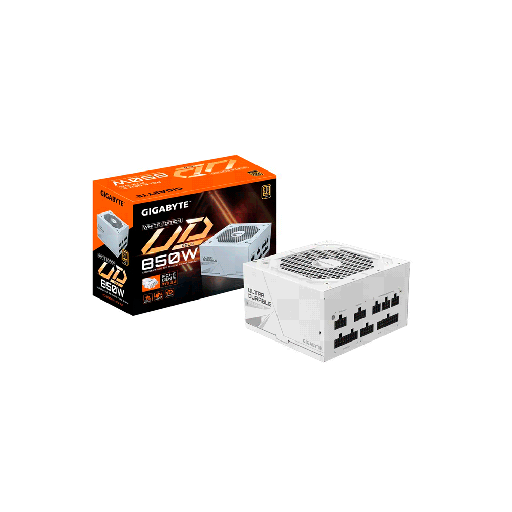 [FX112840] FUENTE  850W GIGABYTE 80PLUS GOLD FULL MODULAR BLANCO GP-UD850GM PG5W