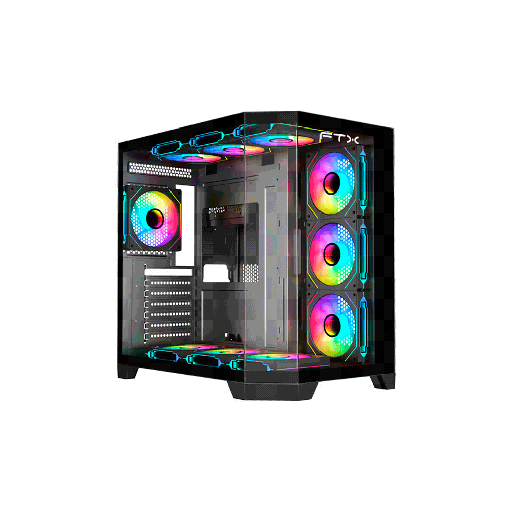 [FX121040] GAB GAMER FTX-TANKBK VIDRIO TEMP AQUARIO ATX/MATX/MITX NEGRO 121046