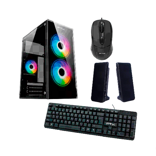 [FX121026] GAB KIT FTX255 500W MOUSE+TECL/ESP+SPK+LATERAL FRONTAL TRANS MATX/MITX
