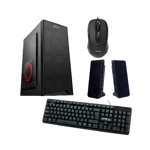 [FX120999] GAB KIT FTXC7 600W MOUSE+TECL+SPK/ESP MATX/MITX NEGRO 120995