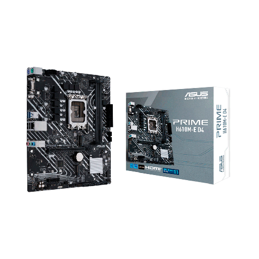 [FX81818] MB 1700 H610M-E D4 PRIME ASUS V/S/R/HDMI/DP/2M2/USB3.2/MATX