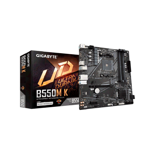 [FX95501] MB AM4 B550M K GIGABYTE S/R/HDMI/DP/2M2/DDR4/USB3.2/MATX