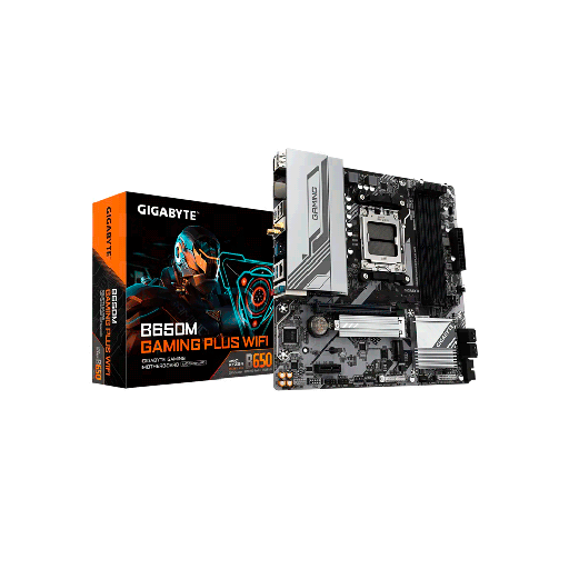 [FX124508] MB AM5 B650M GAMING PLUS WIFI DDR5 GIGABYTE S/R/HDMI/DP/2M2/USB/MATX