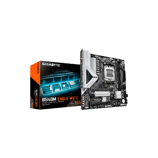 [FX122146] MB AM5 B840M EAGLE WIFI6 DDR5 GIGABYTE S/R/HDMI/DP/2M2/USB3.2/MATX