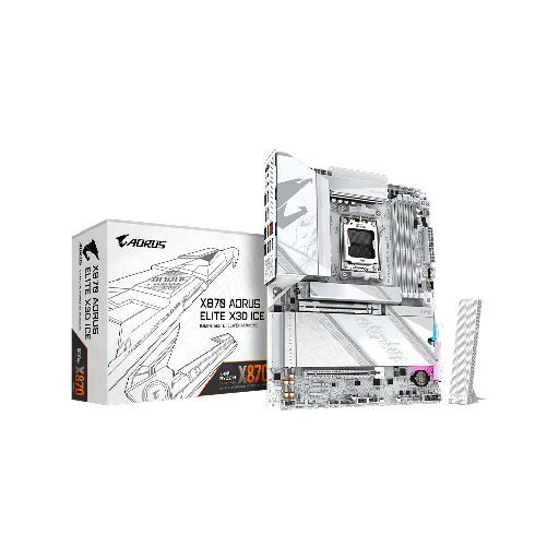 [FX134064] MB AM5 X870 AORUS ELITE X3D ICE DDR5 GIGABYTE S/R/HDMI/4M2/USB4/WIFI/