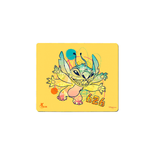[FX117418] MOUSE PAD 22X18CM XTECH XTA-D100ST-YL STITCH AMARILLO