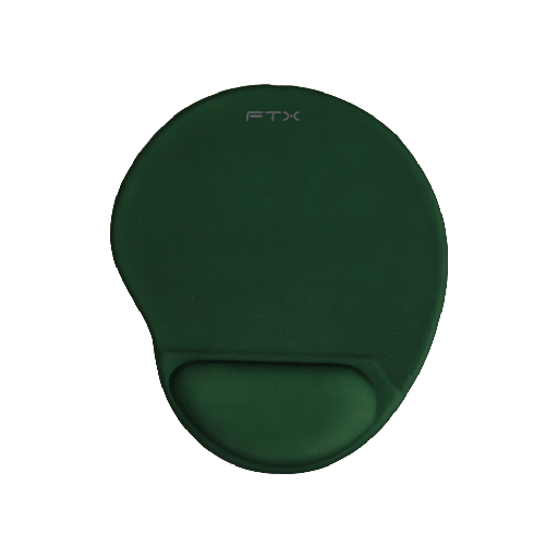 [FX124355] MOUSE PAD 31X27CM FTX FTXMPG01-GR C/ APOYO GEL VERDE 124320