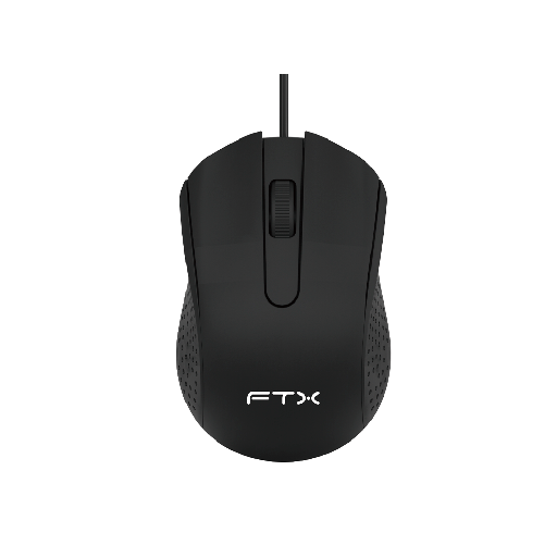 [FX128841] MOUSE USB FTX M62 1200DPI/3 BOT/1.1M/NEGRO