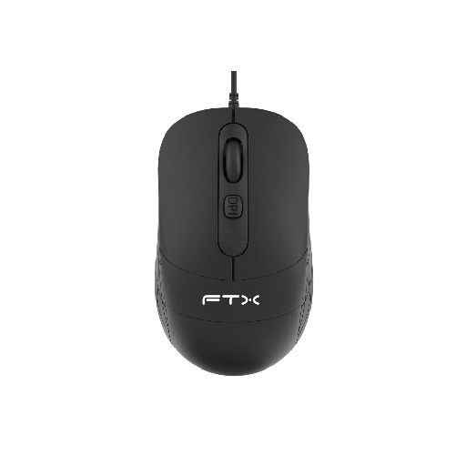 [FX128865] MOUSE USB FTX M73 2400DPI/4 BOT/1.2M/NEGRO