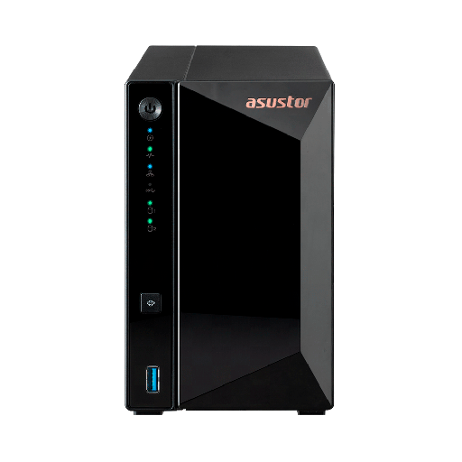 [FX106955] NAS ASUSTOR AS3302T V2 QC 1.7/2BAY/2G/2.5-GBLAN/3USB32/HD35/HD25/SS25