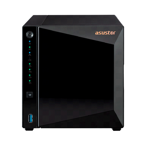 [FX110525] NAS ASUSTOR AS3304T V2 QC 1.7/4BAY/2G/2.5GBPS/3USB32/HD35/H25/SS25