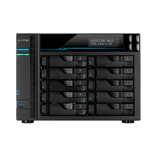 [FX55529] NAS ASUSTOR AS6510T QC2.1/10BAY/8GB/2 M.2/4-GBLAN/2USB3.2