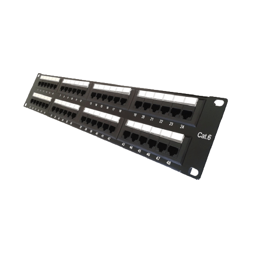 [FX581] PANEL DE CONEXION (1375015-2) 48 PUERTOS CAT.6 AMP