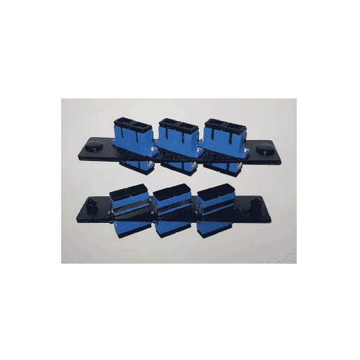 [FX30120] PANEL FRENTE 06 ADAP. DUPLEX SC SM BAND.12P LANPRO