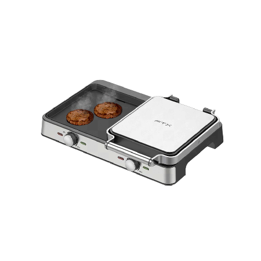 [FX130851] PARRILLA ELECTRICA FTX 2100W 220V GRILL 2EN1 EG2-718