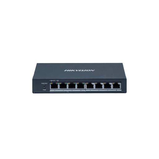 [FX116039] SWITCH HIKVISION DS-3E0508P-O 8P 4POE GBPS/4LAN GBPS METAL PARED/ESCRI