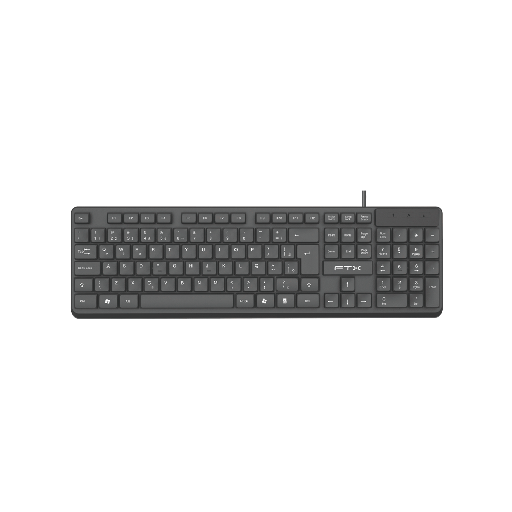 [FX128681] TECLADO USB FTX K87 NUM/POR/NEGRO